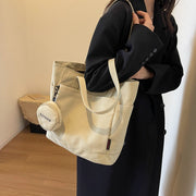 Canvas Shoulder Leisure Class Commuter Tote Bag